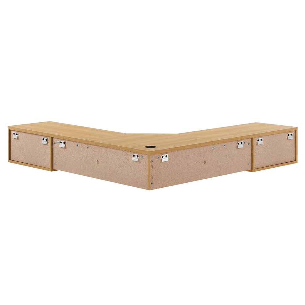 Render Wall Mount Corner Office Desk By Modway - EEI-6181 | Desks | Modishstore - 11
