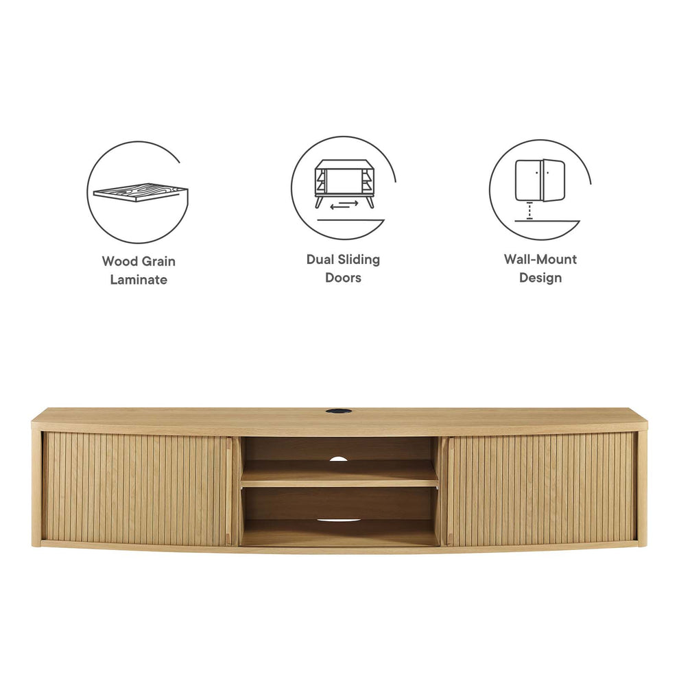 Resonance 60" Wall-Mount TV Stand By Modway - EEI-6182 | TV Stands | Modishstore - 20