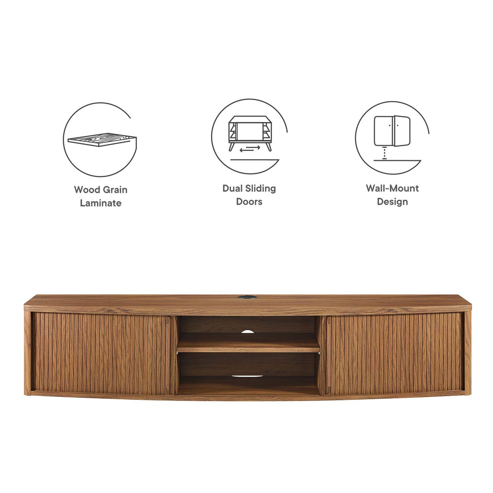 Resonance 60" Wall-Mount TV Stand By Modway - EEI-6182 | TV Stands | Modishstore - 30