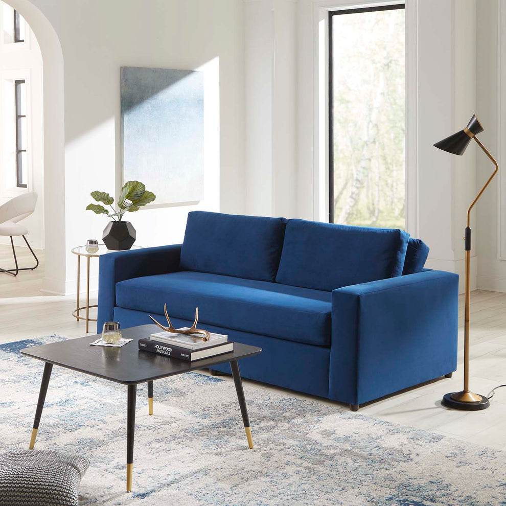 Avendale Velvet Sofa By Modway - EEI-6185 | Sofas | Modishstore - 8