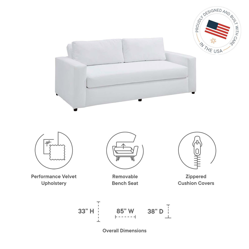 Avendale Velvet Sofa By Modway - EEI-6185 | Sofas | Modishstore - 15