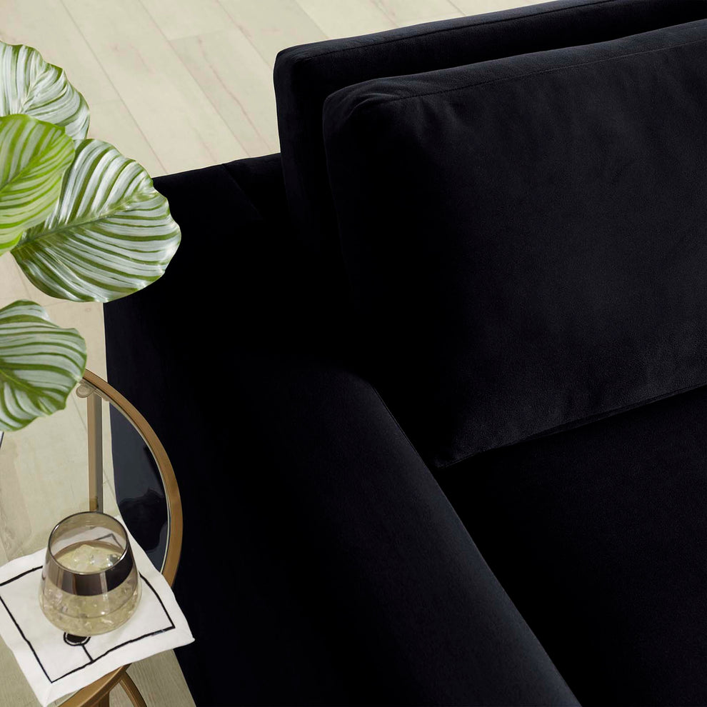 Avendale Velvet Sofa By Modway - EEI-6185 | Sofas | Modishstore - 30