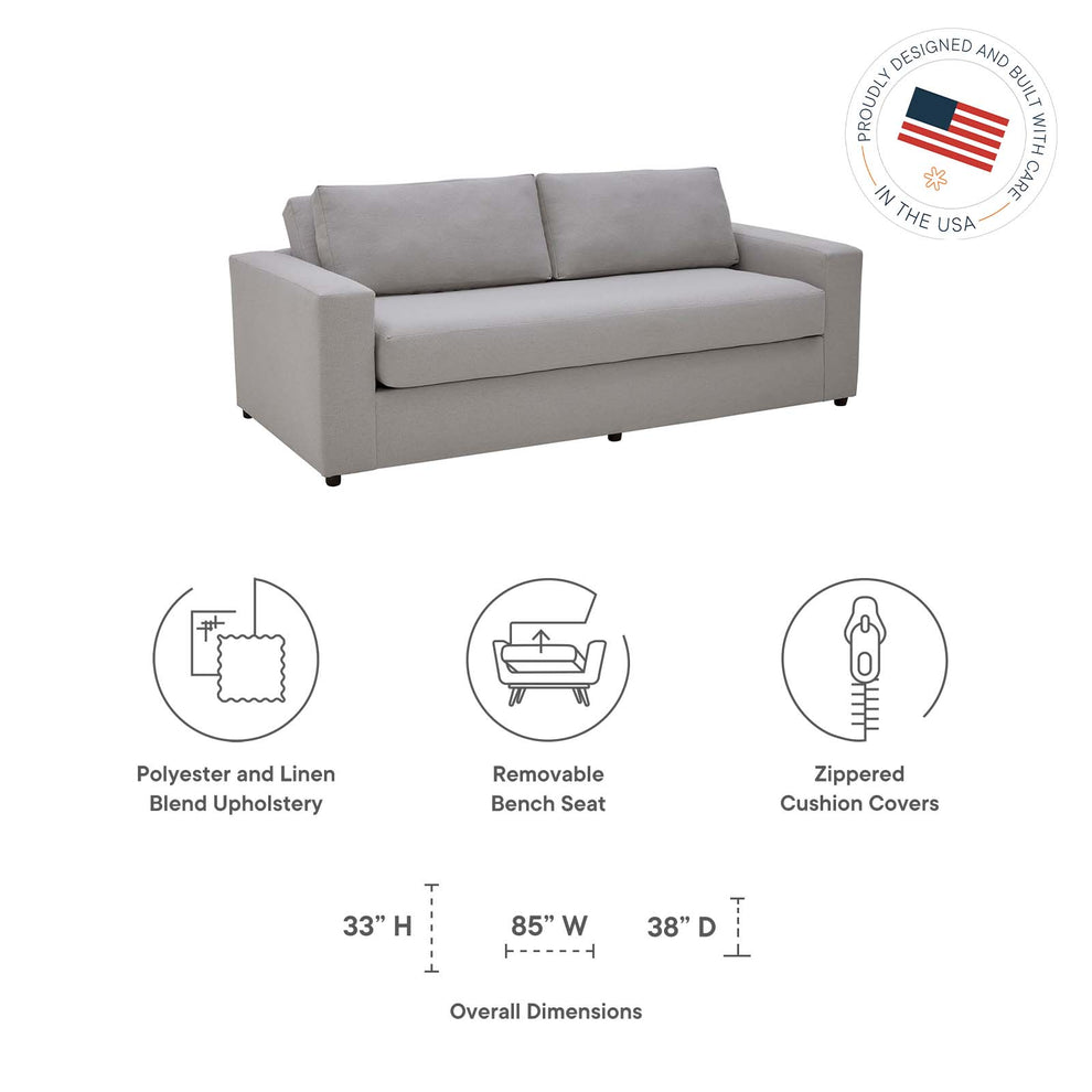 Avendale Linen Blend Sofa By Modway - EEI-6186 | Sofas | Modishstore - 7