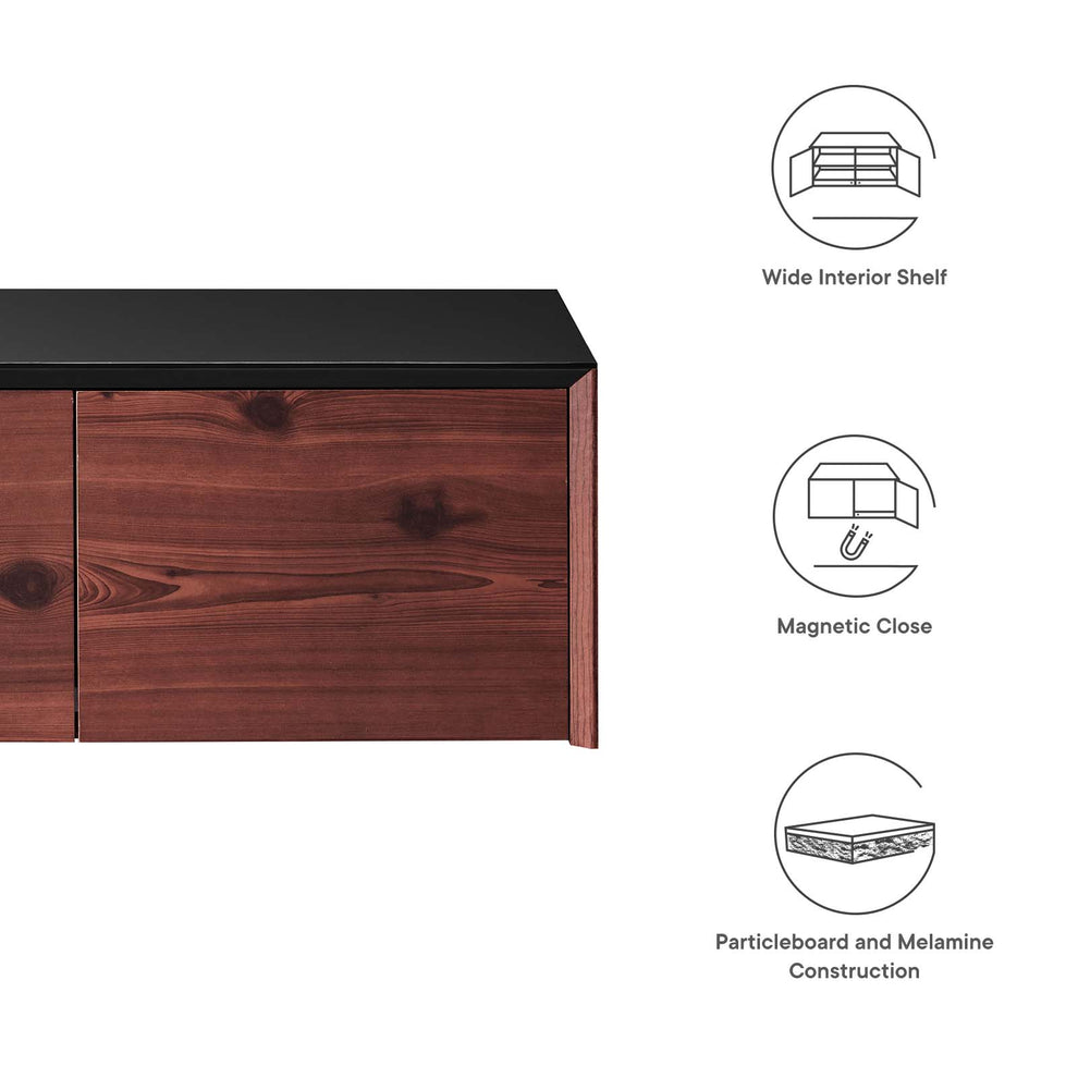 Kinetic Wall-Mount Office Storage Cabinet By Modway - EEI-6205 | Sideboards | Modishstore - 7
