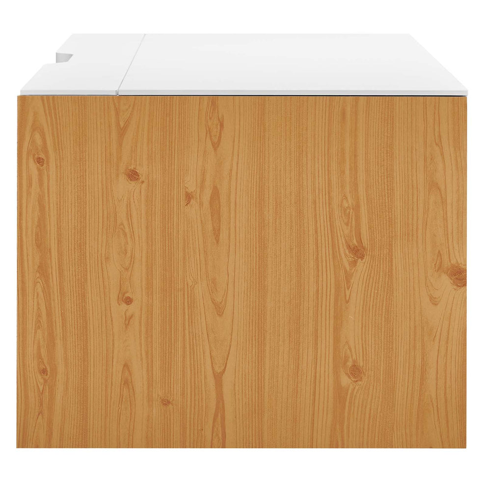 Kinetic 38" Wall-Mount Office Desk By Modway - EEI-6206 | Desks | Modishstore - 10