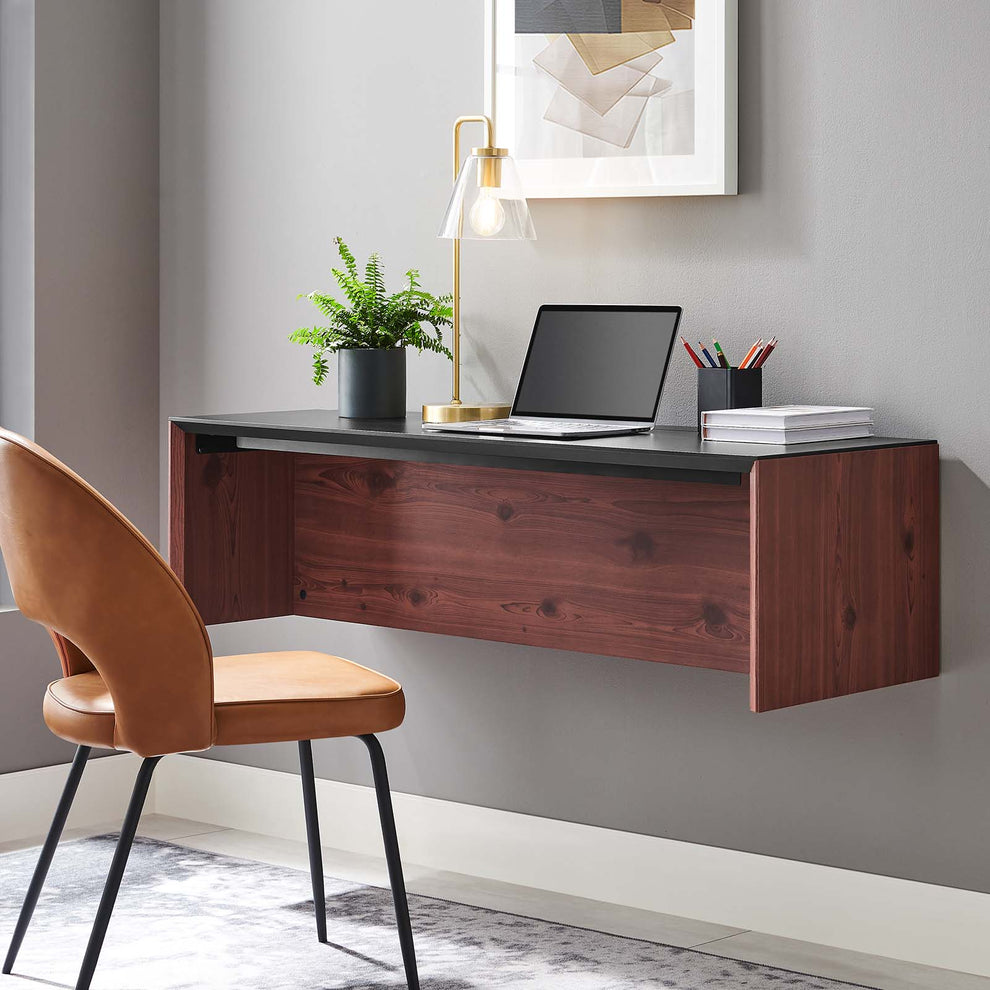 Kinetic 49" Wall-Mount Office Desk By Modway - EEI-6207 | Desks | Modishstore - 1
