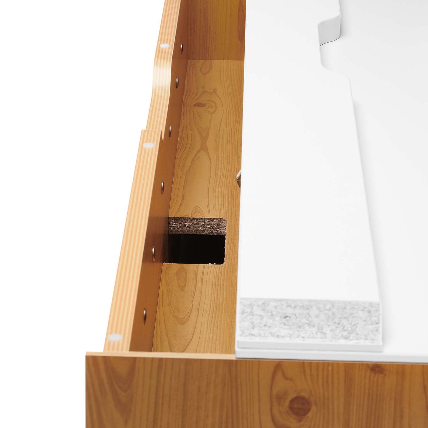 Kinetic 49" Wall-Mount Office Desk By Modway - EEI-6207 | Desks | Modishstore - 12