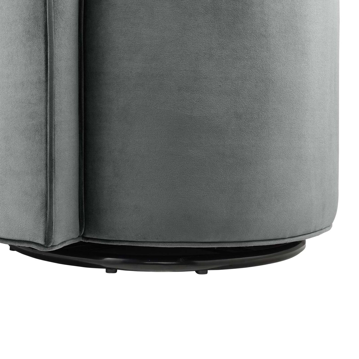 Della Performance Velvet Fabric Swivel Chair By Modway - EEI-6222 | Armchairs | Modishstore - 6