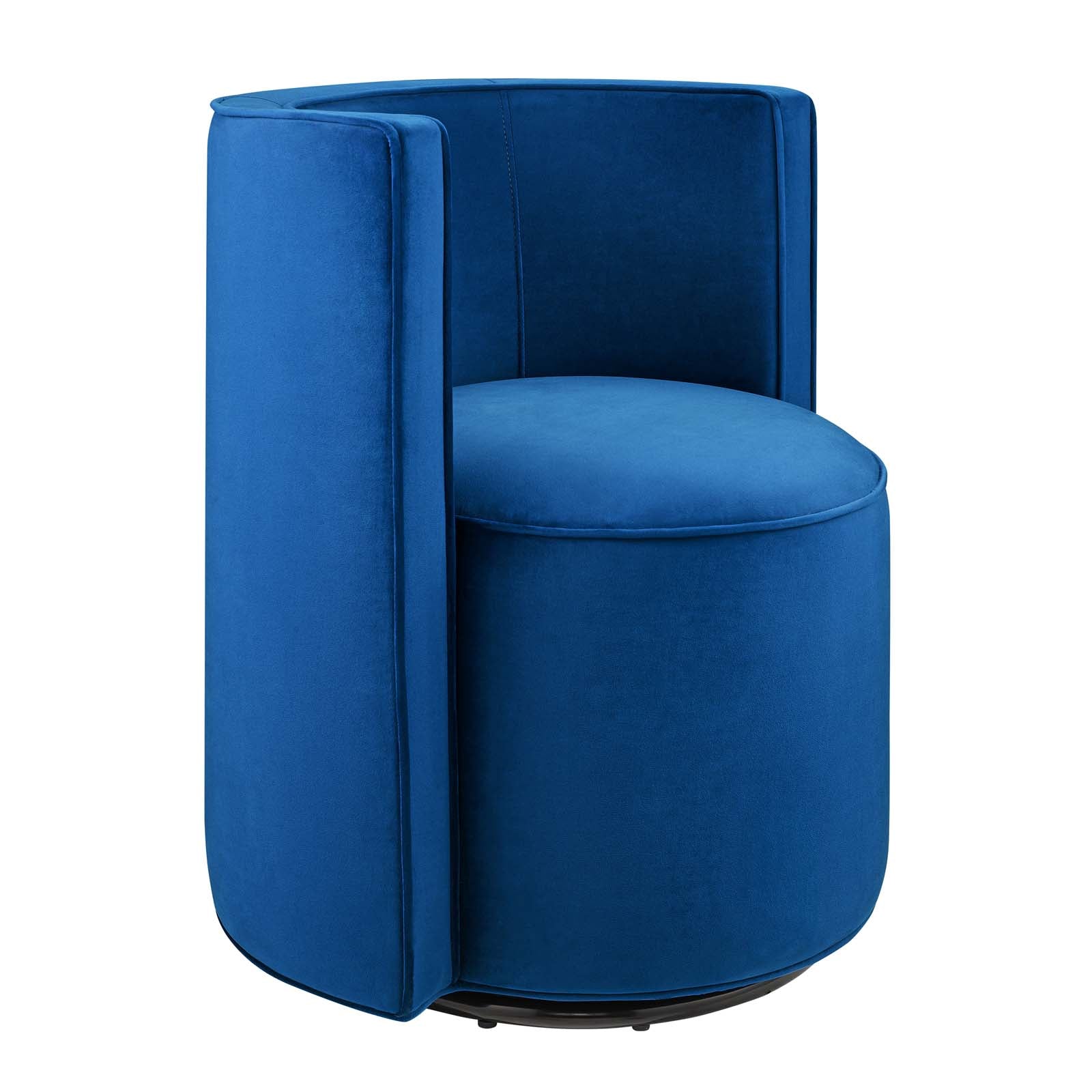 Della Performance Velvet Fabric Swivel Chair By Modway - EEI-6222 | Armchairs | Modishstore - 9