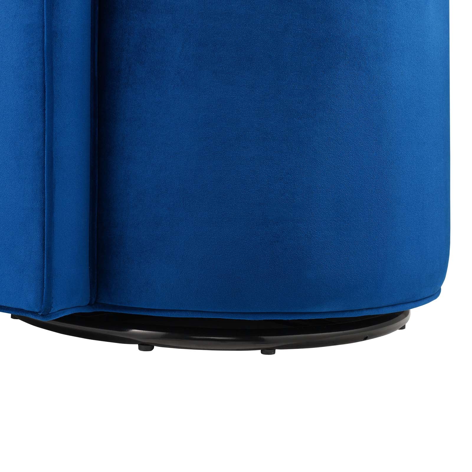 Della Performance Velvet Fabric Swivel Chair By Modway - EEI-6222 | Armchairs | Modishstore - 13