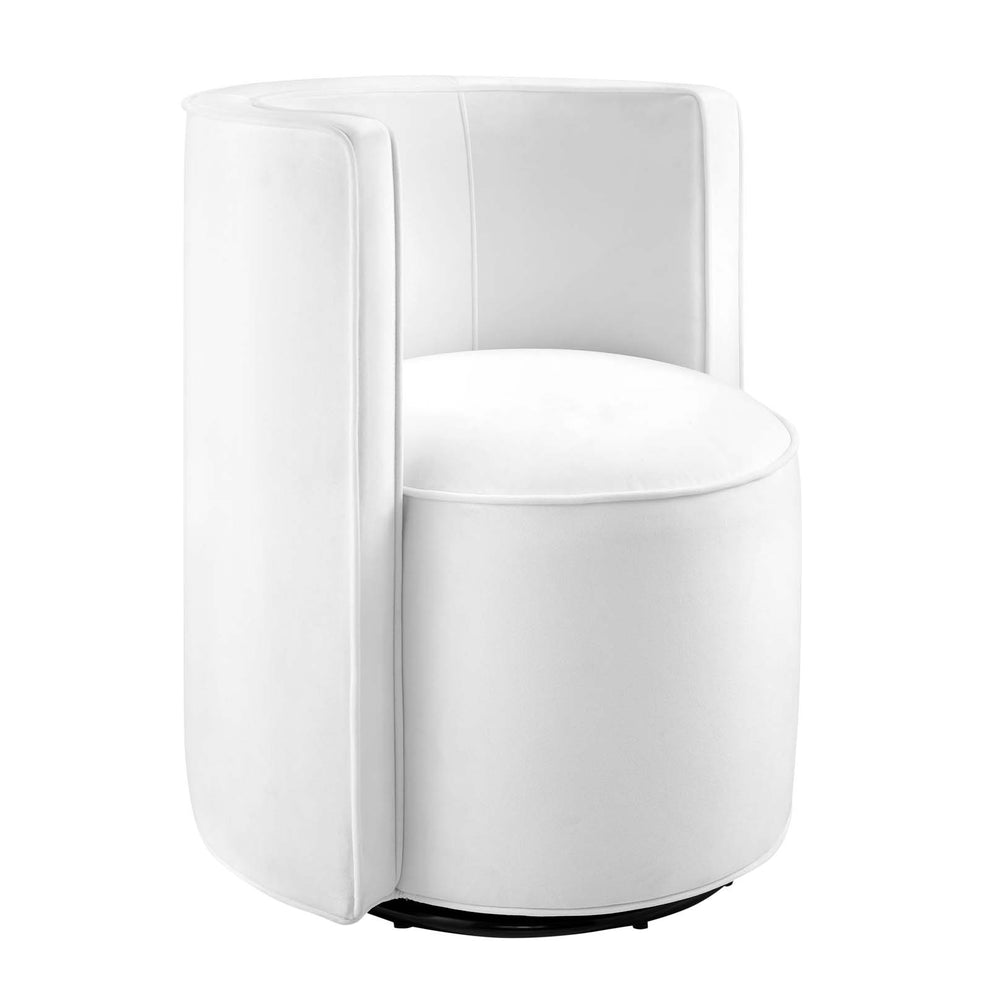 Della Performance Velvet Fabric Swivel Chair By Modway - EEI-6222 | Armchairs | Modishstore - 17