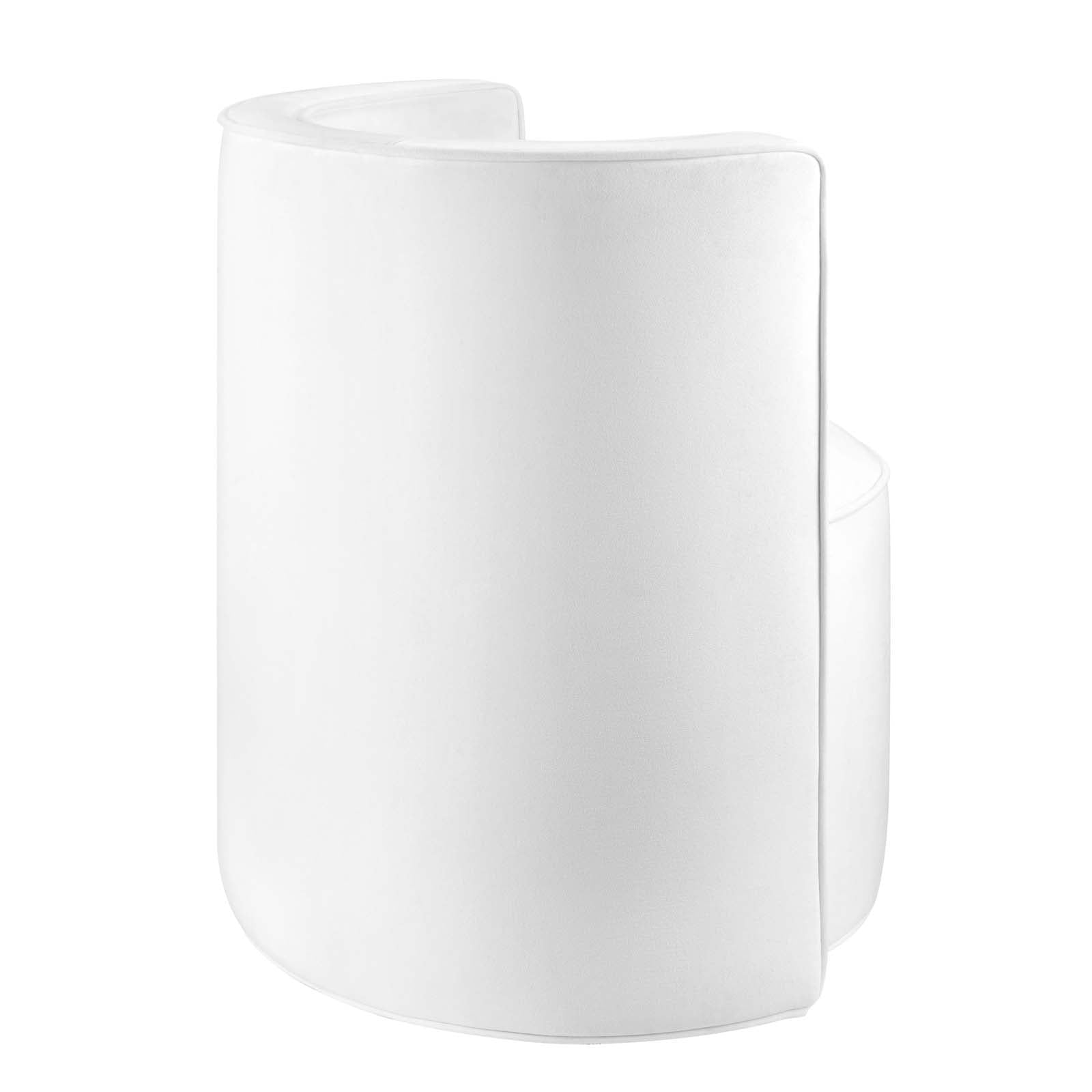 Della Performance Velvet Fabric Swivel Chair By Modway - EEI-6222 | Armchairs | Modishstore - 19