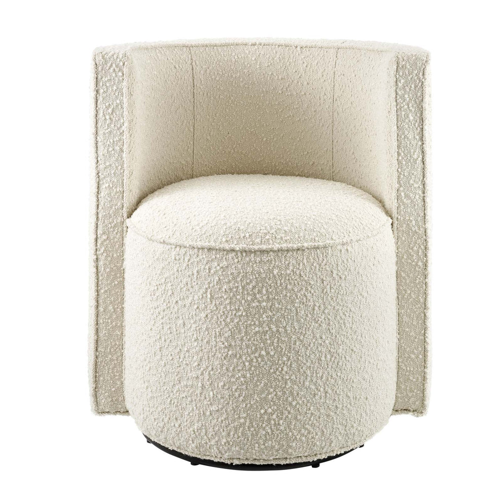 Della Boucle Fabric Swivel Chair By Modway - EEI-6223 | Armchairs | Modishstore - 5