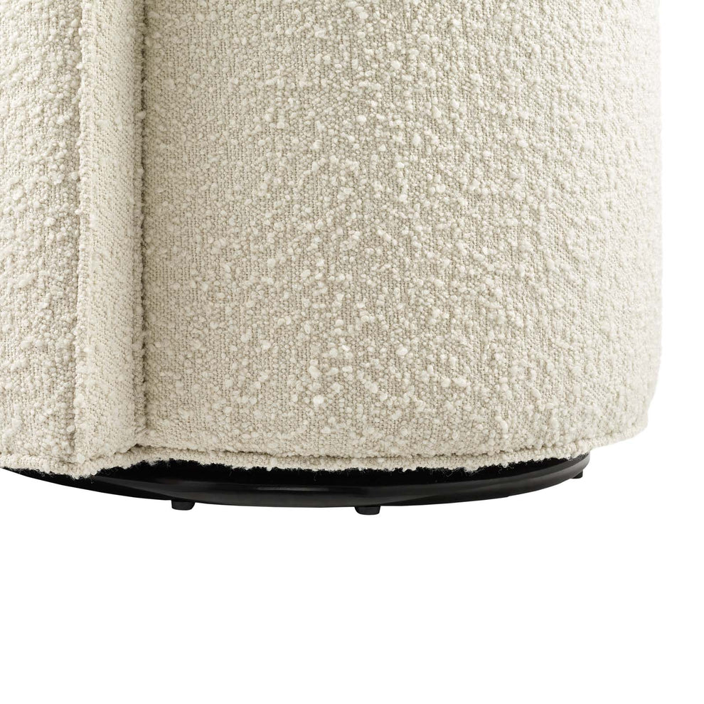 Della Boucle Fabric Swivel Chair By Modway - EEI-6223 | Armchairs | Modishstore - 6