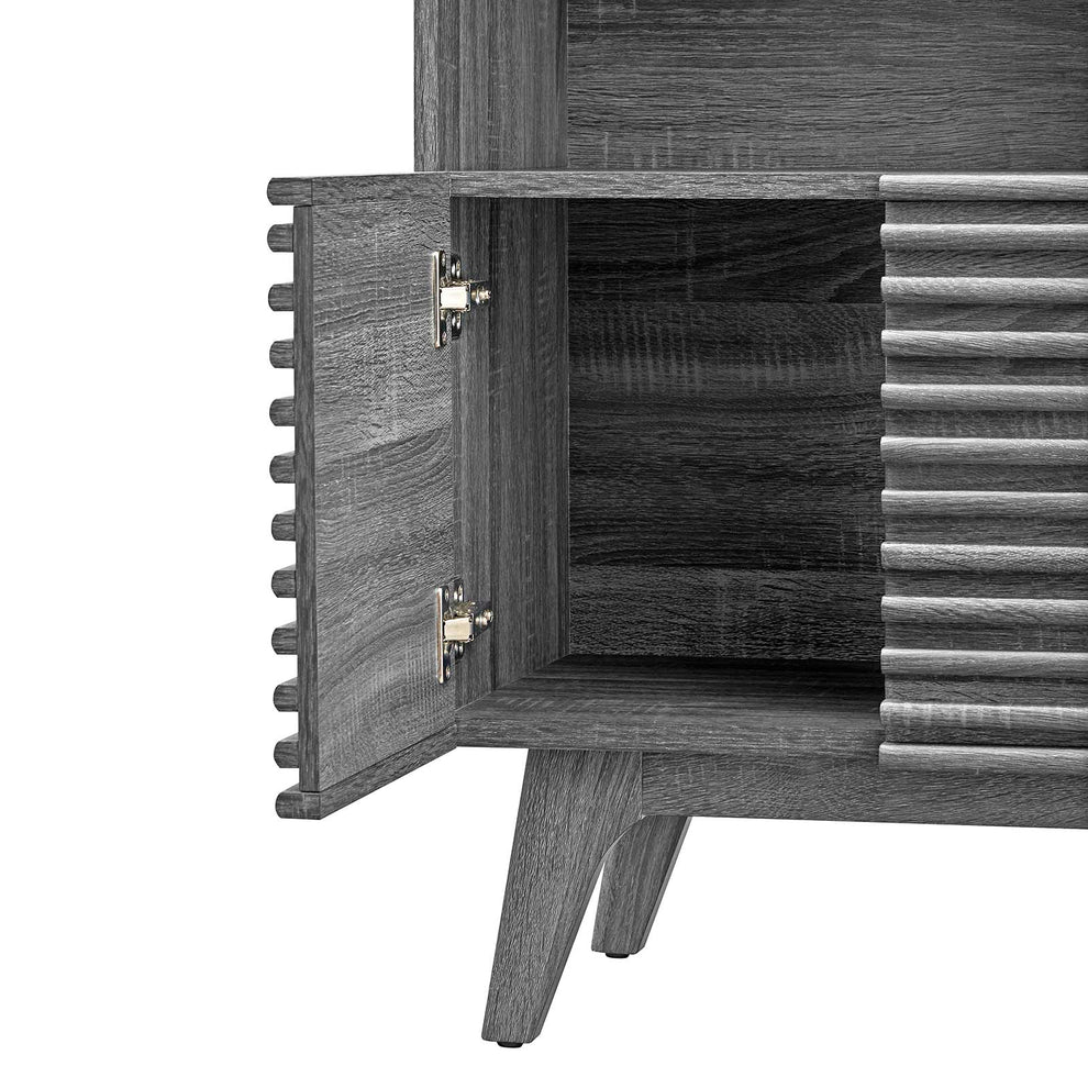 Render Display Cabinet Bookshelf By Modway - EEI-6229 | Bookcases | Modishstore - 6