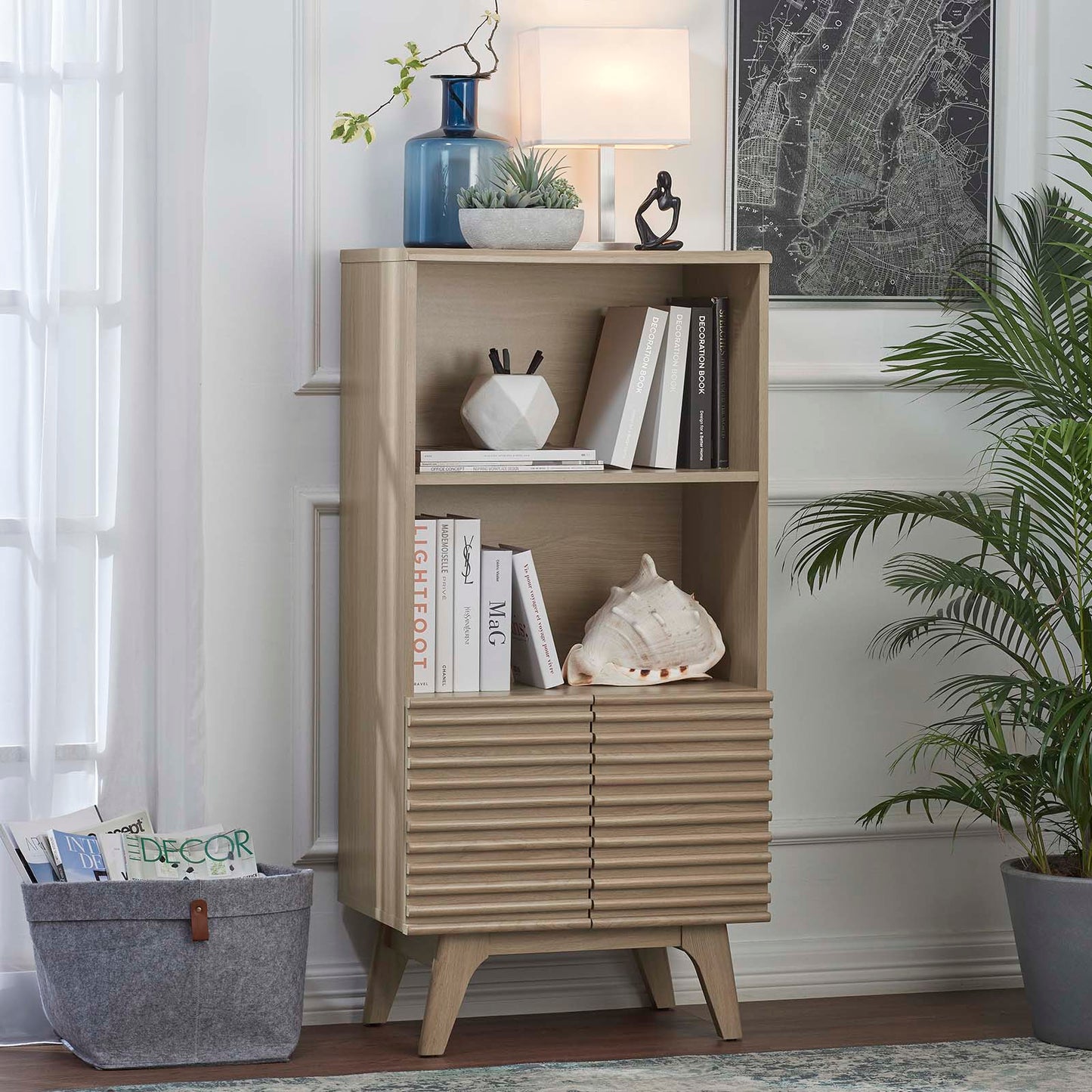 Render Display Cabinet Bookshelf By Modway - EEI-6229 | Bookcases | Modway - 11