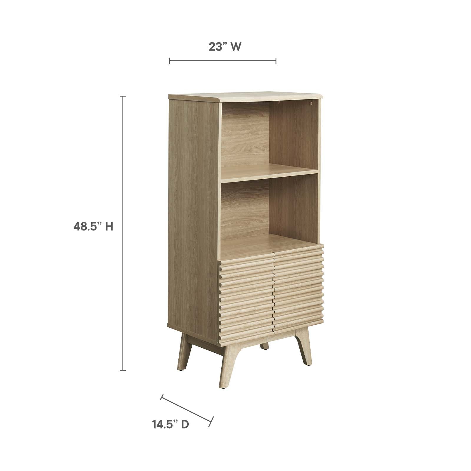 Render Display Cabinet Bookshelf By Modway - EEI-6229 | Bookcases | Modway - 16