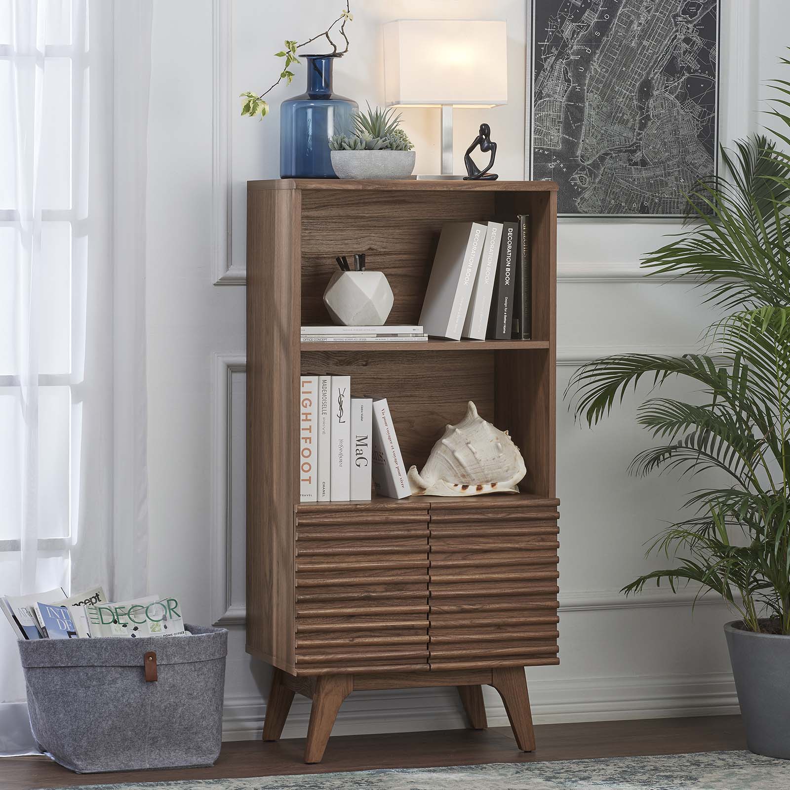 Render Display Cabinet Bookshelf By Modway - EEI-6229 | Bookcases | Modway - 20