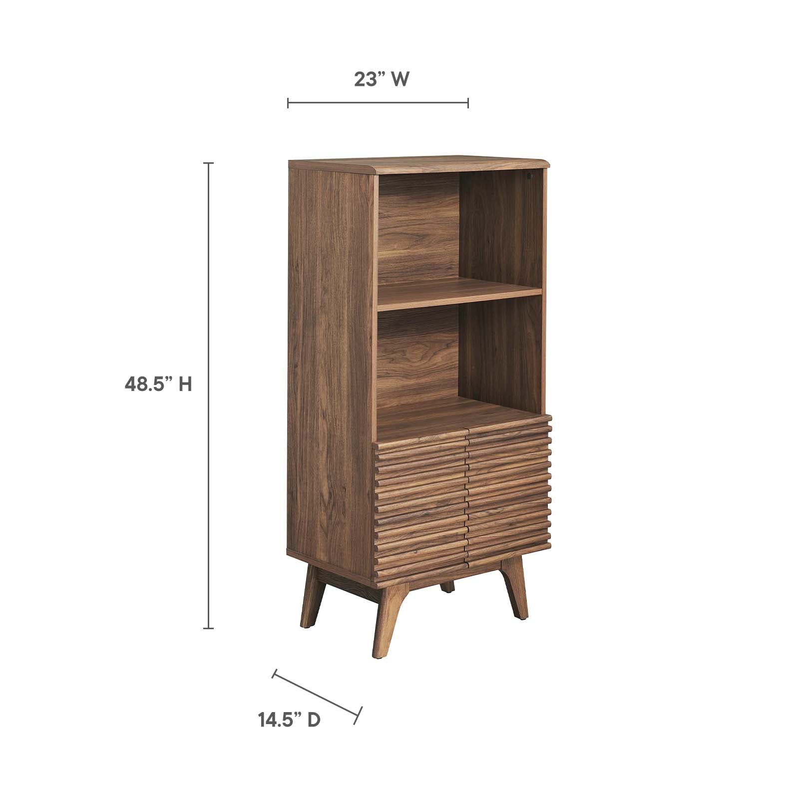 Render Display Cabinet Bookshelf By Modway - EEI-6229 | Bookcases | Modway - 25