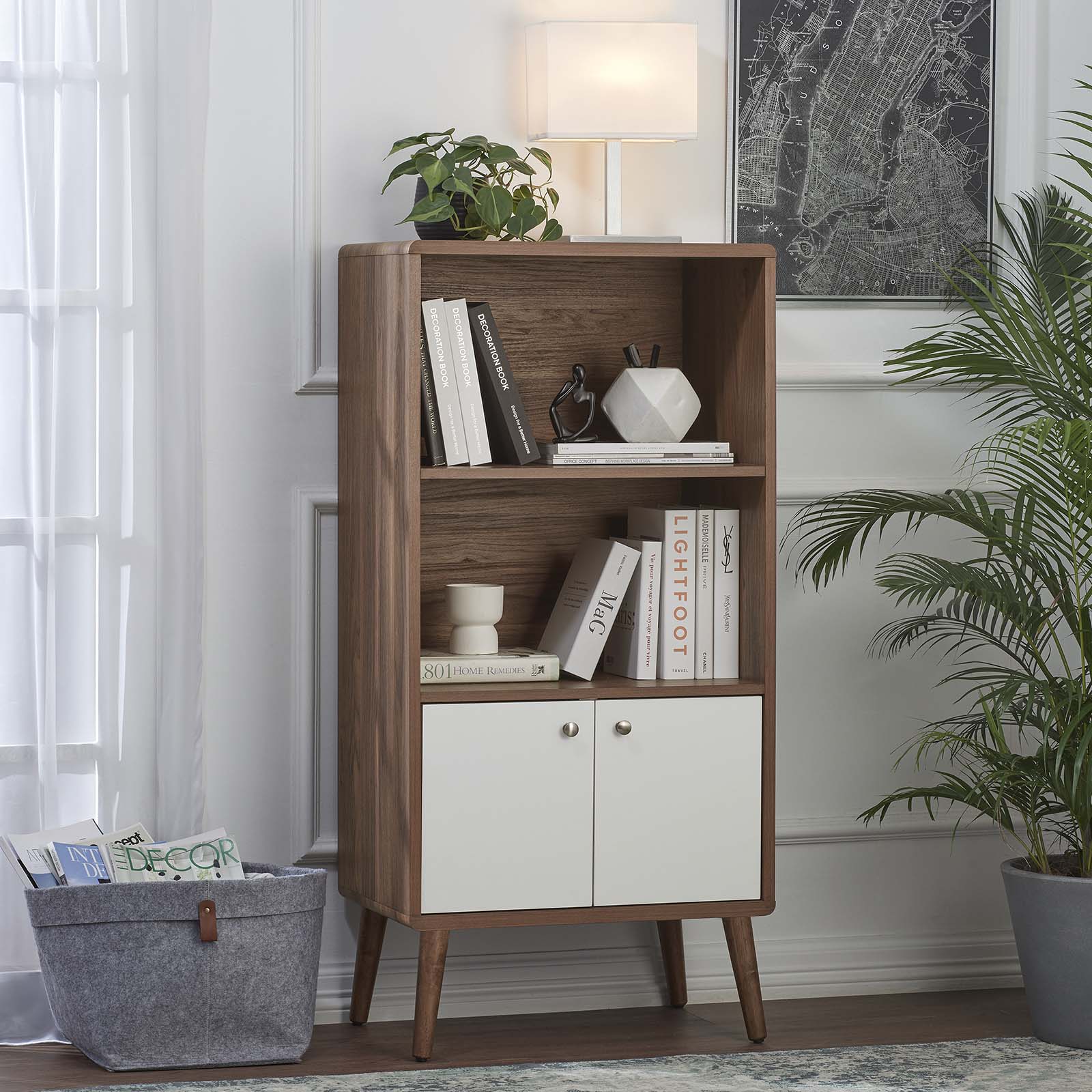 Transmit Display Cabinet Bookshelf By Modway - EEI-6230 | Bookcases | Modishstore - 1