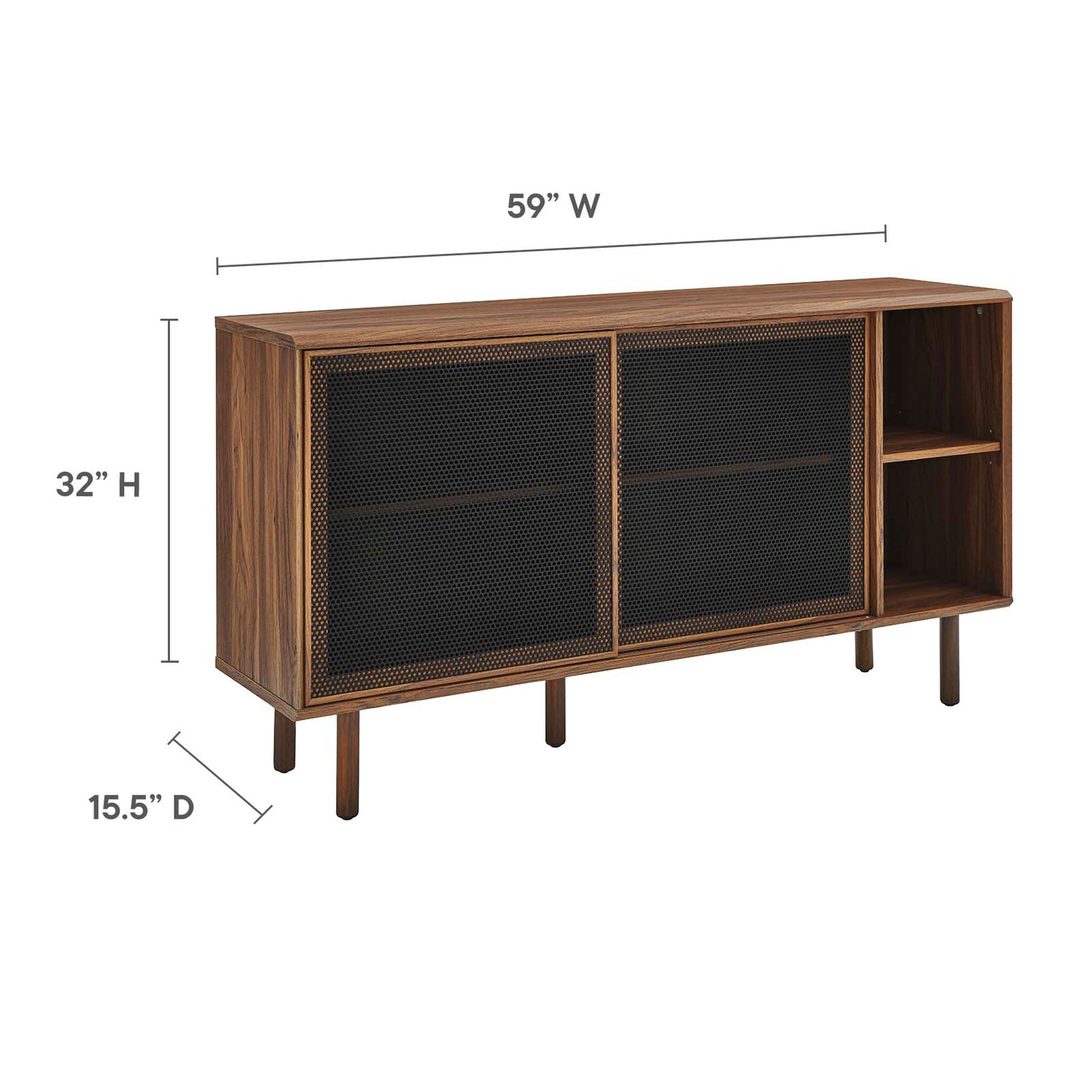 Kurtis 59" Sideboard By Modway - EEI-6235 | TV Stands | Modishstore - 27
