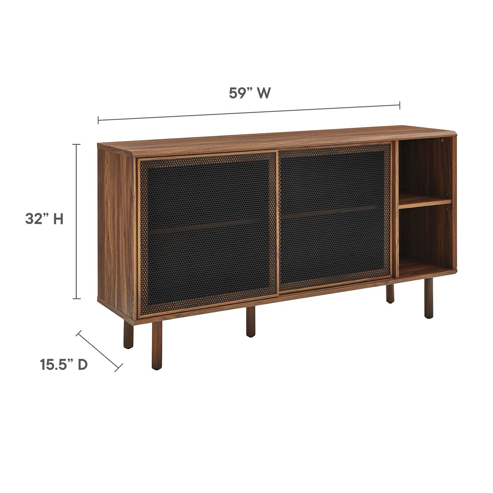 Kurtis 59" Sideboard By Modway - EEI-6235 | TV Stands | Modishstore - 27