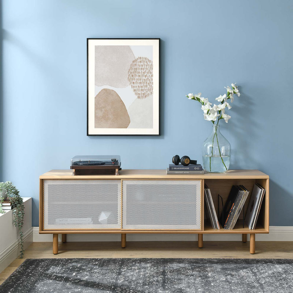 Kurtis 67" TV and Vinyl Record Stand By Modway - EEI-6236 | TV Stands | Modishstore - 11