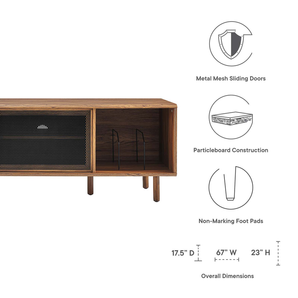 Kurtis 67" TV and Vinyl Record Stand By Modway - EEI-6236 | TV Stands | Modishstore - 26