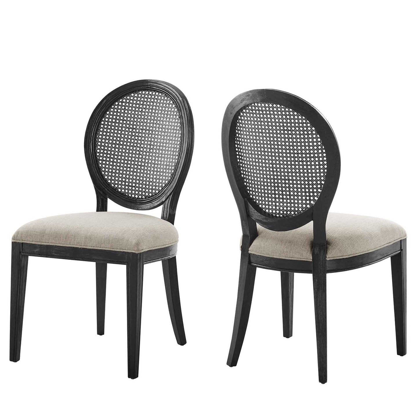 Forte French Vintage Dining Side Chairs - Set of 2 By Modway - EEI-6238 | Dining Chairs | Modishstore