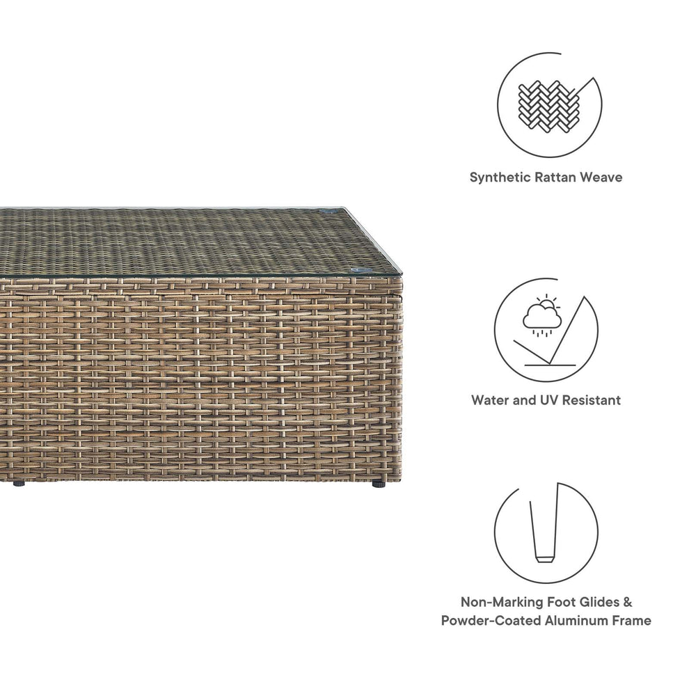 Convene Outdoor Patio Outdoor Patio Coffee Table By Modway - EEI-6239 | Outdoor Tables | Modishstore - 5