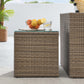 Convene Outdoor Patio Side Table By Modway - EEI-6240 | Outdoor Tables | Modishstore - 1