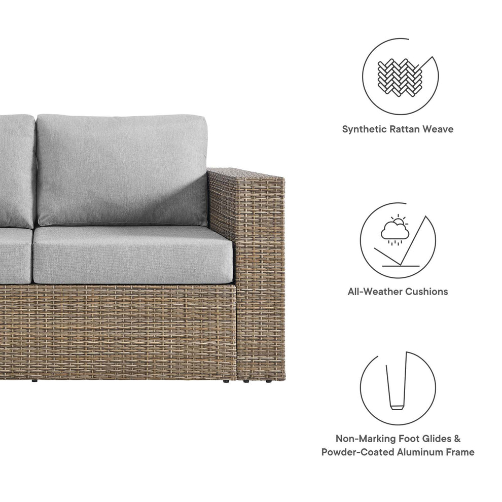 Convene Outdoor Patio Outdoor Patio Right-Arm Loveseat By Modway - EEI-6242 | Outdoor Sofas, Loveseats & Sectionals | Modishstore - 7