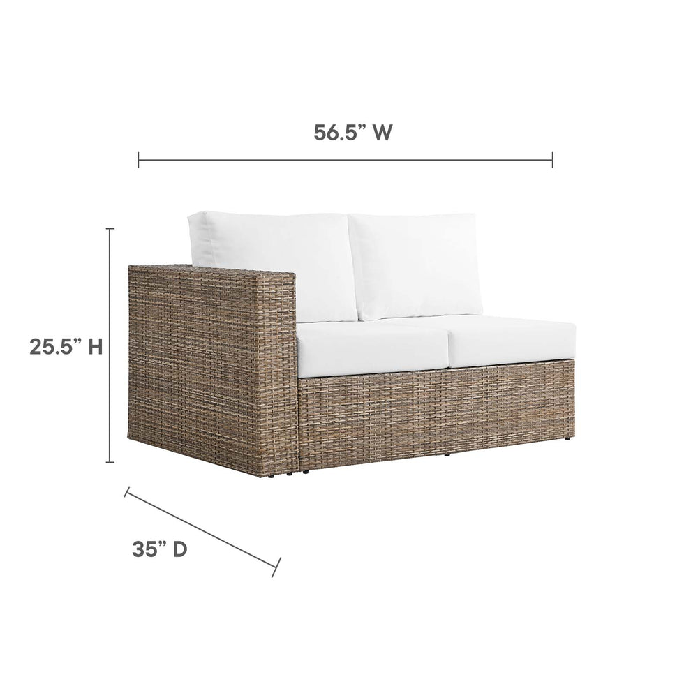 Convene Outdoor Patio Outdoor Patio Left-Arm Loveseat By Modway - EEI-6243 | Outdoor Sofas, Loveseats & Sectionals | Modishstore - 14