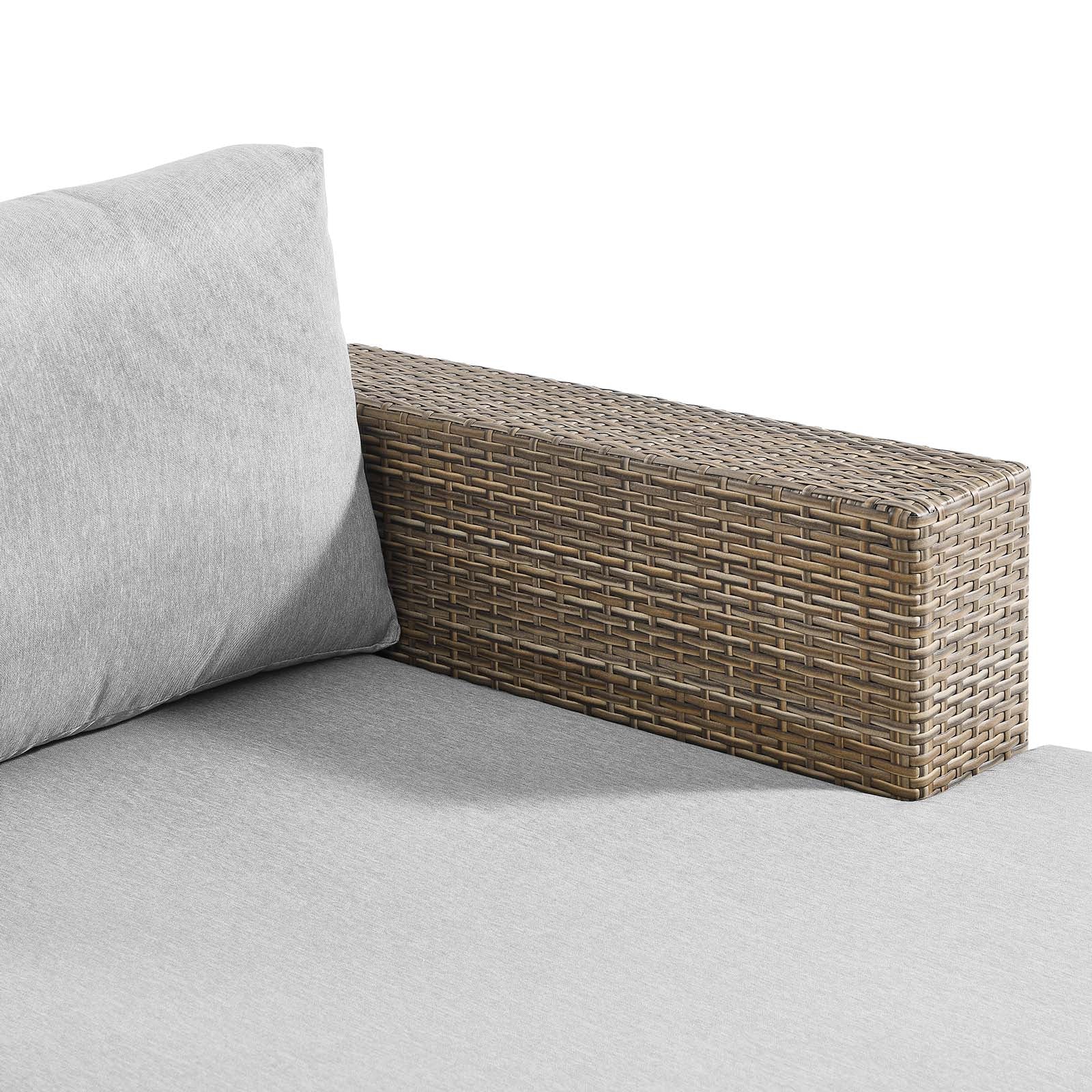 Convene Outdoor Patio Outdoor Patio Right-Arm Chaise By Modway - EEI-6244 | Outdoor Chaise Lounges | Modishstore - 5