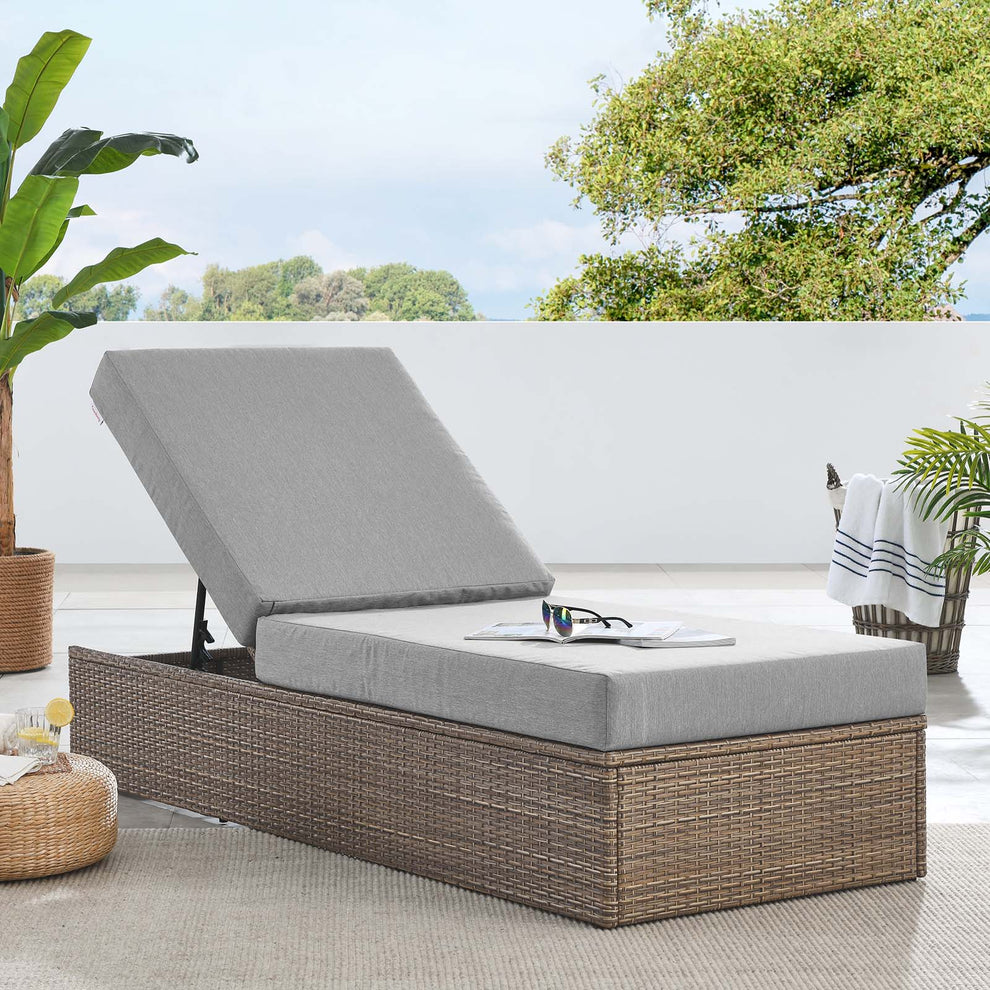 Convene Outdoor Patio Outdoor Patio Chaise Lounge Chair By Modway - EEI-6247 | Outdoor Chaise Lounges | Modishstore - 1