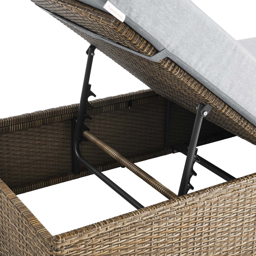 Convene Outdoor Patio Outdoor Patio Chaise Lounge Chair By Modway - EEI-6247 | Outdoor Chaise Lounges | Modishstore - 7