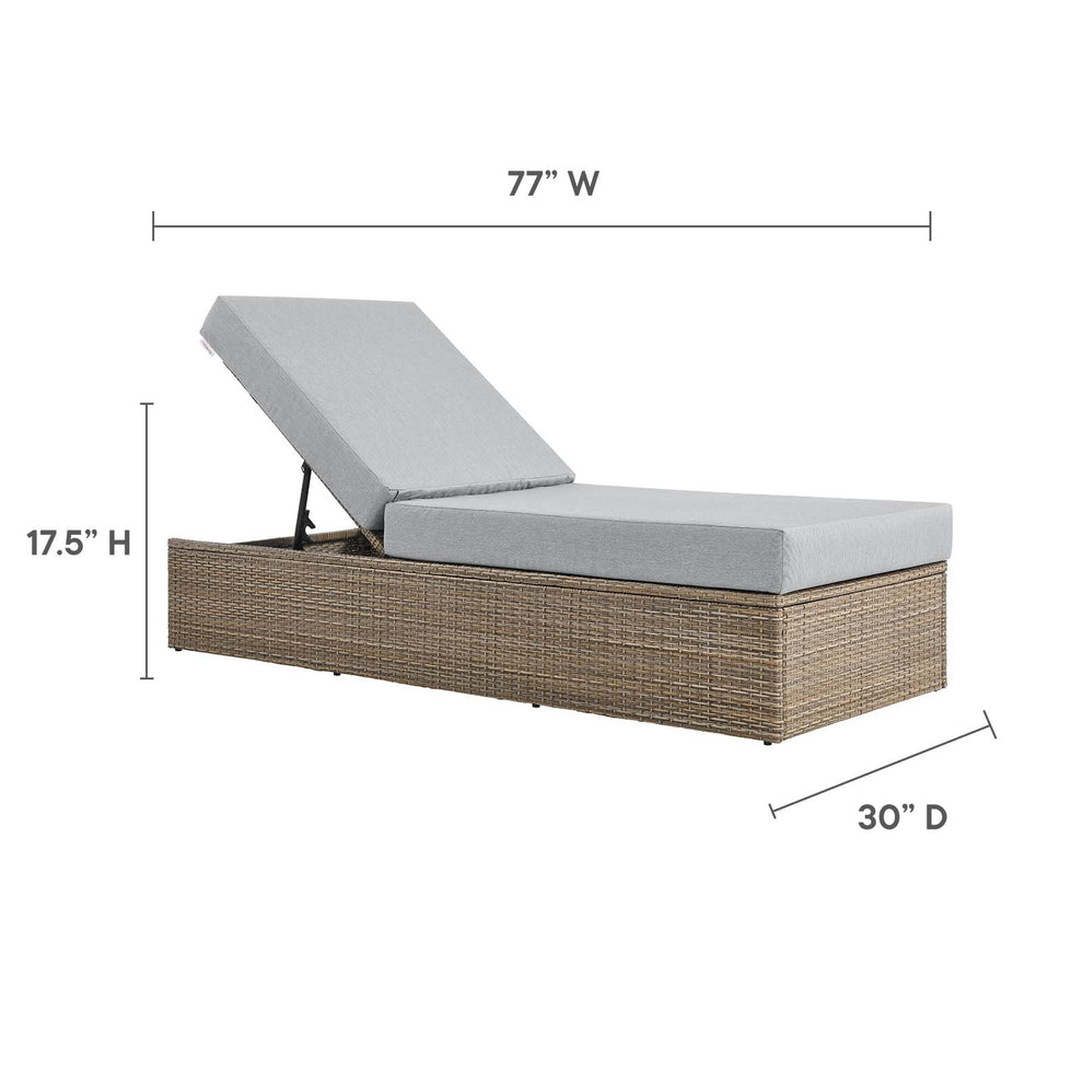 Convene Outdoor Patio Outdoor Patio Chaise Lounge Chair By Modway - EEI-6247 | Outdoor Chaise Lounges | Modishstore - 9