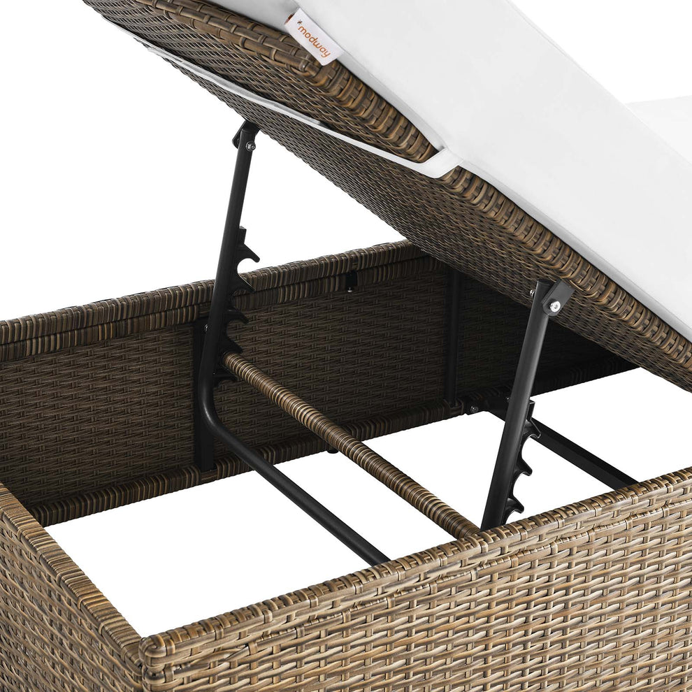 Convene Outdoor Patio Outdoor Patio Chaise Lounge Chair By Modway - EEI-6247 | Outdoor Chaise Lounges | Modishstore - 16