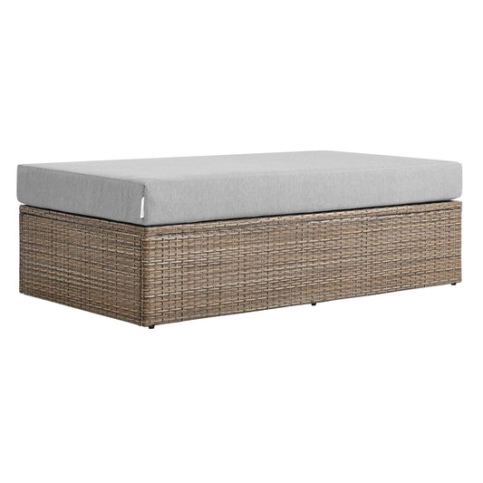 Convene Outdoor Patio Outdoor Patio Rectangle Ottoman By Modway - EEI-6248 | Outdoor Sofas, Loveseats & Sectionals | Modishstore - 1