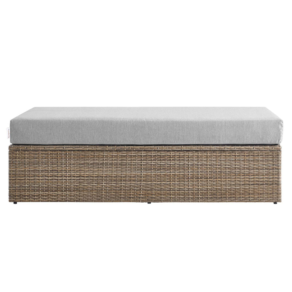 Convene Outdoor Patio Outdoor Patio Rectangle Ottoman By Modway - EEI-6248 | Outdoor Sofas, Loveseats & Sectionals | Modishstore - 2