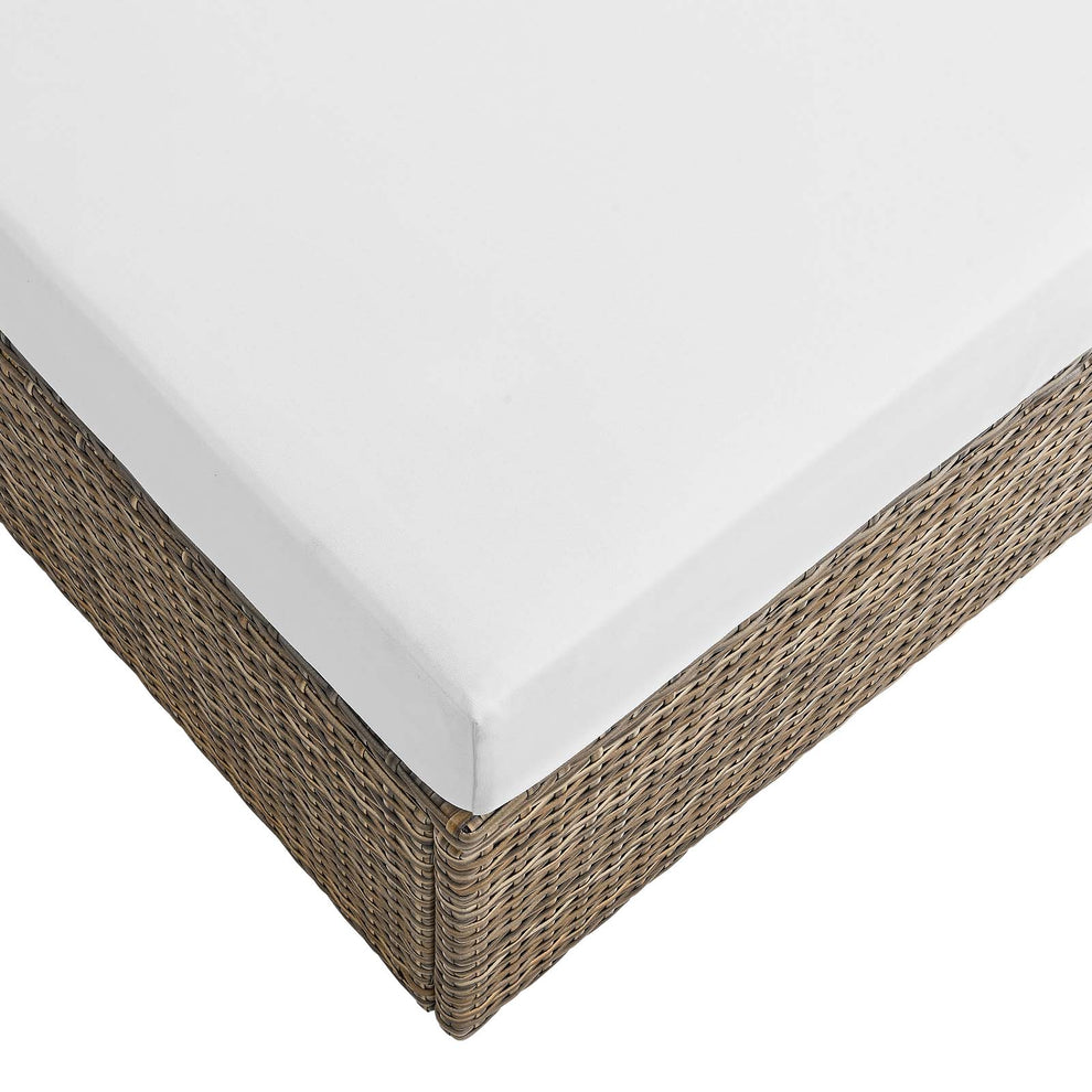 Convene Outdoor Patio Outdoor Patio Rectangle Ottoman By Modway - EEI-6248 | Outdoor Sofas, Loveseats & Sectionals | Modishstore - 10
