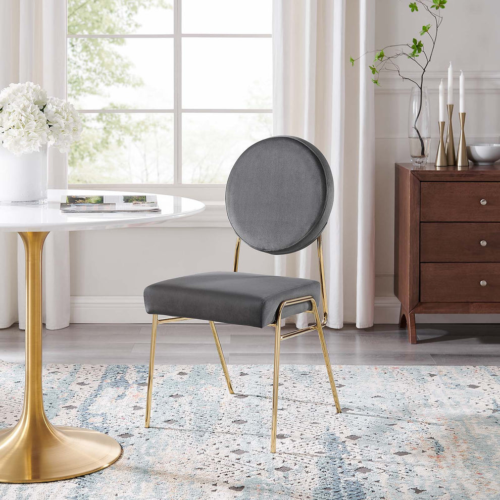 Craft Performance Velvet Dining Side Chair By Modway - EEI-6252 | Dining Chairs | Modishstore - 20