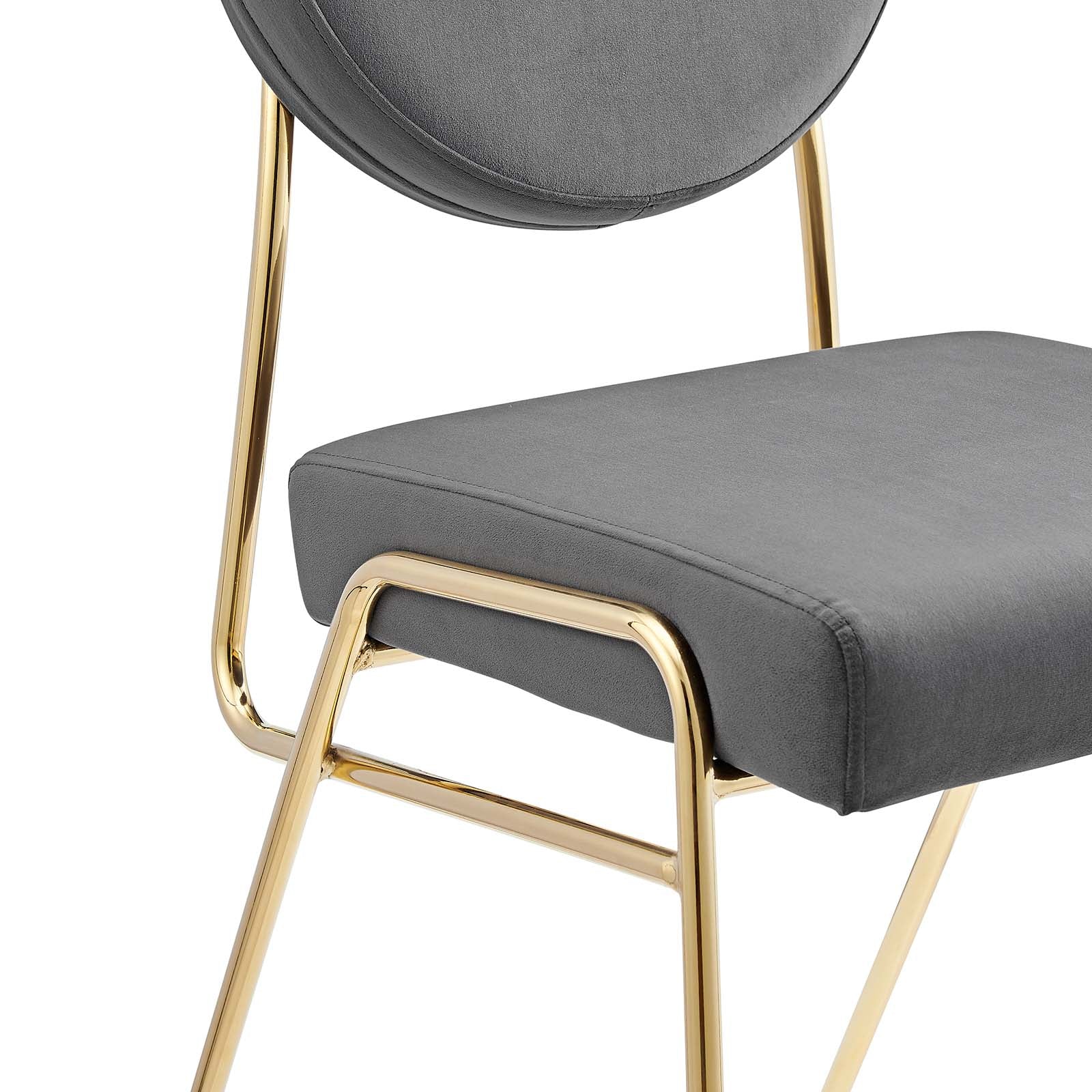 Craft Performance Velvet Dining Side Chair By Modway - EEI-6252 | Dining Chairs | Modishstore - 24