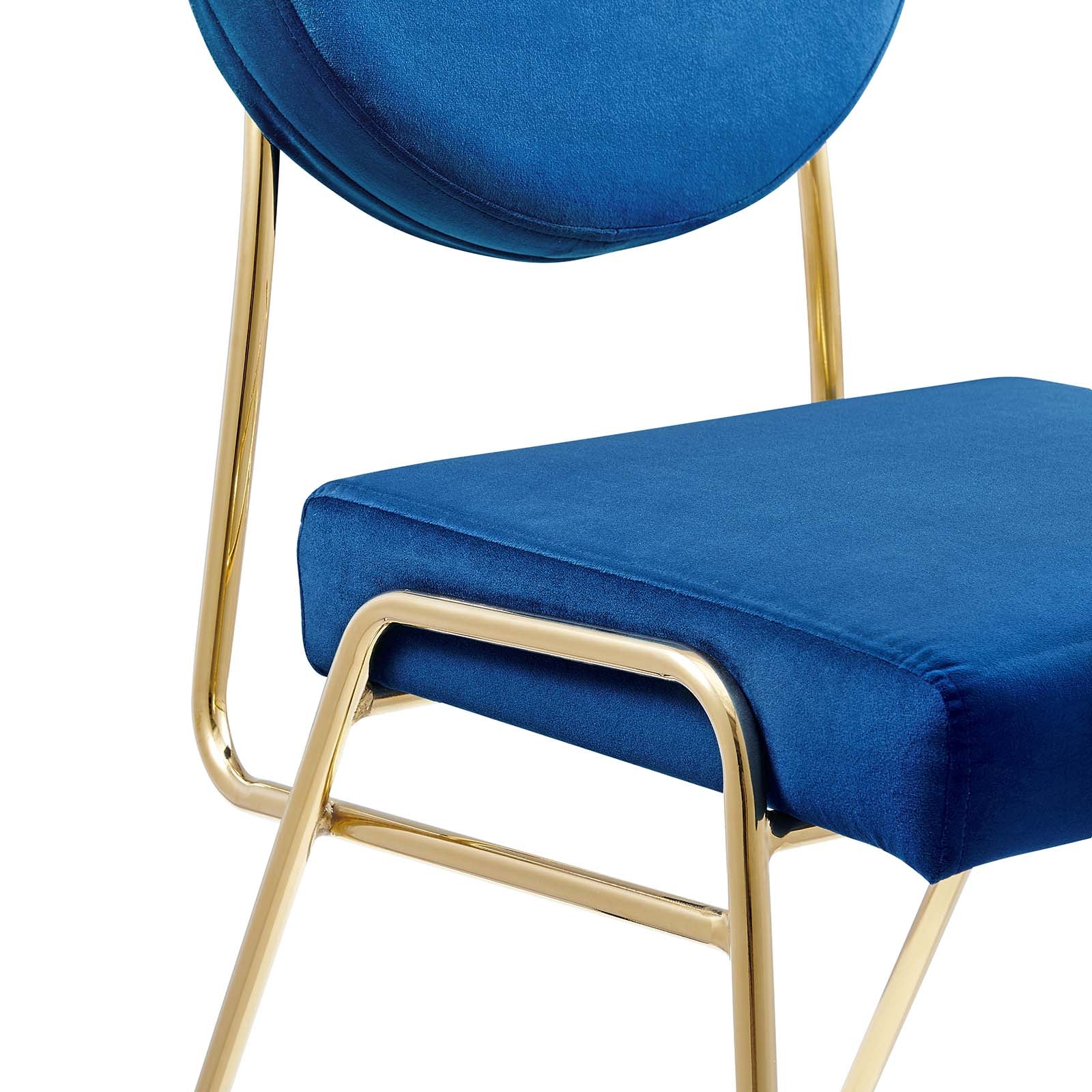 Craft Performance Velvet Dining Side Chair By Modway - EEI-6252 | Dining Chairs | Modishstore - 33