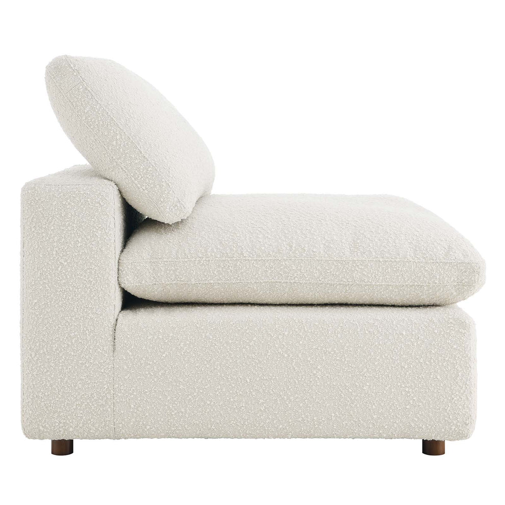 Commix Down Filled Overstuffed Boucle Fabric Armless Chair By Modway - EEI-6257 | Lounge Chairs | Modishstore - 10