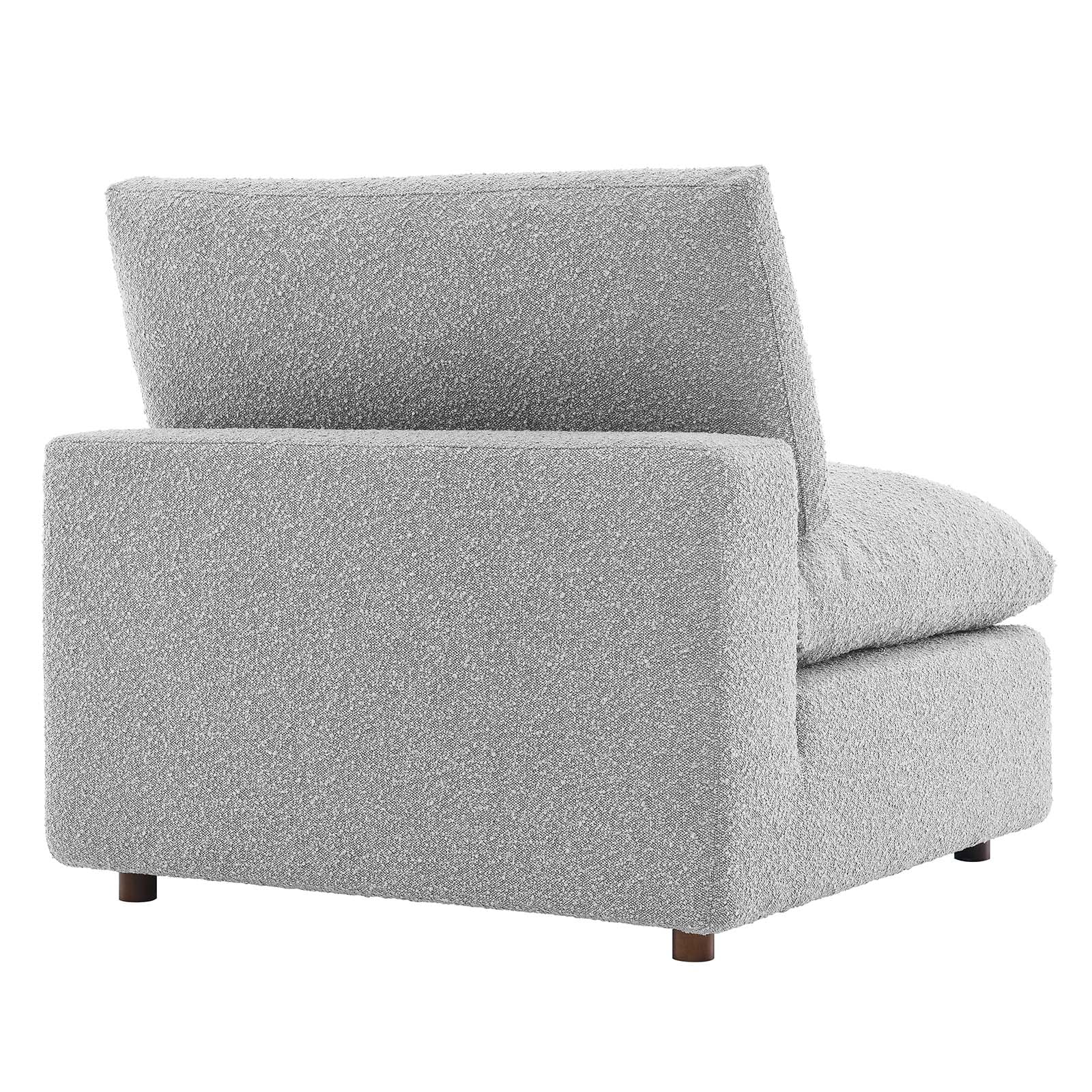 Commix Down Filled Overstuffed Boucle Fabric Armless Chair By Modway - EEI-6257 | Lounge Chairs | Modishstore - 19