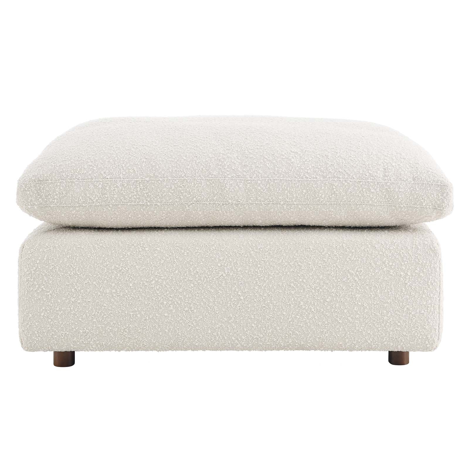 Commix Down Filled Overstuffed Boucle Fabric Ottoman By Modway - EEI-6258 | Ottomans | Modishstore - 11