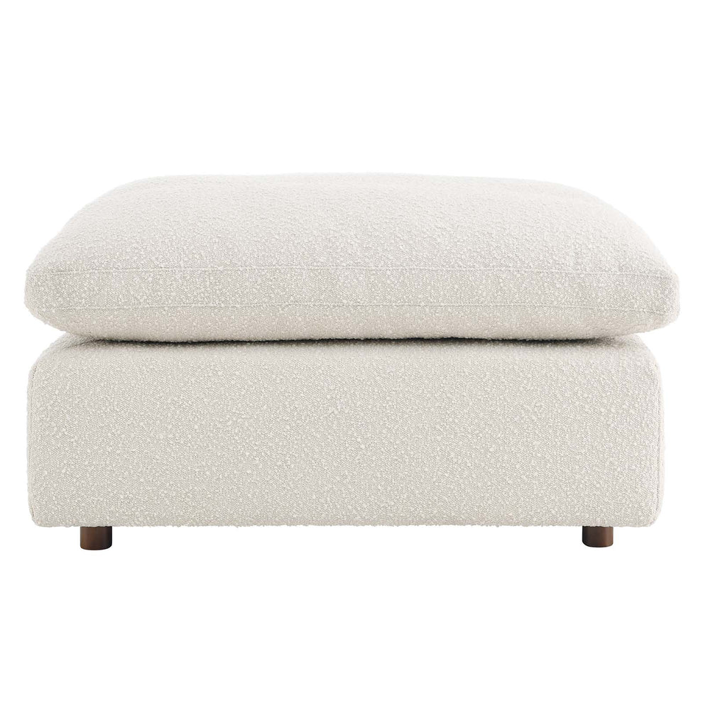 Commix Down Filled Overstuffed Boucle Fabric Ottoman By Modway - EEI-6258 | Ottomans | Modishstore - 11