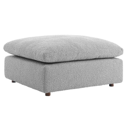 Commix Down Filled Overstuffed Boucle Fabric Ottoman By Modway - EEI-6258 | Ottomans | Modishstore - 17