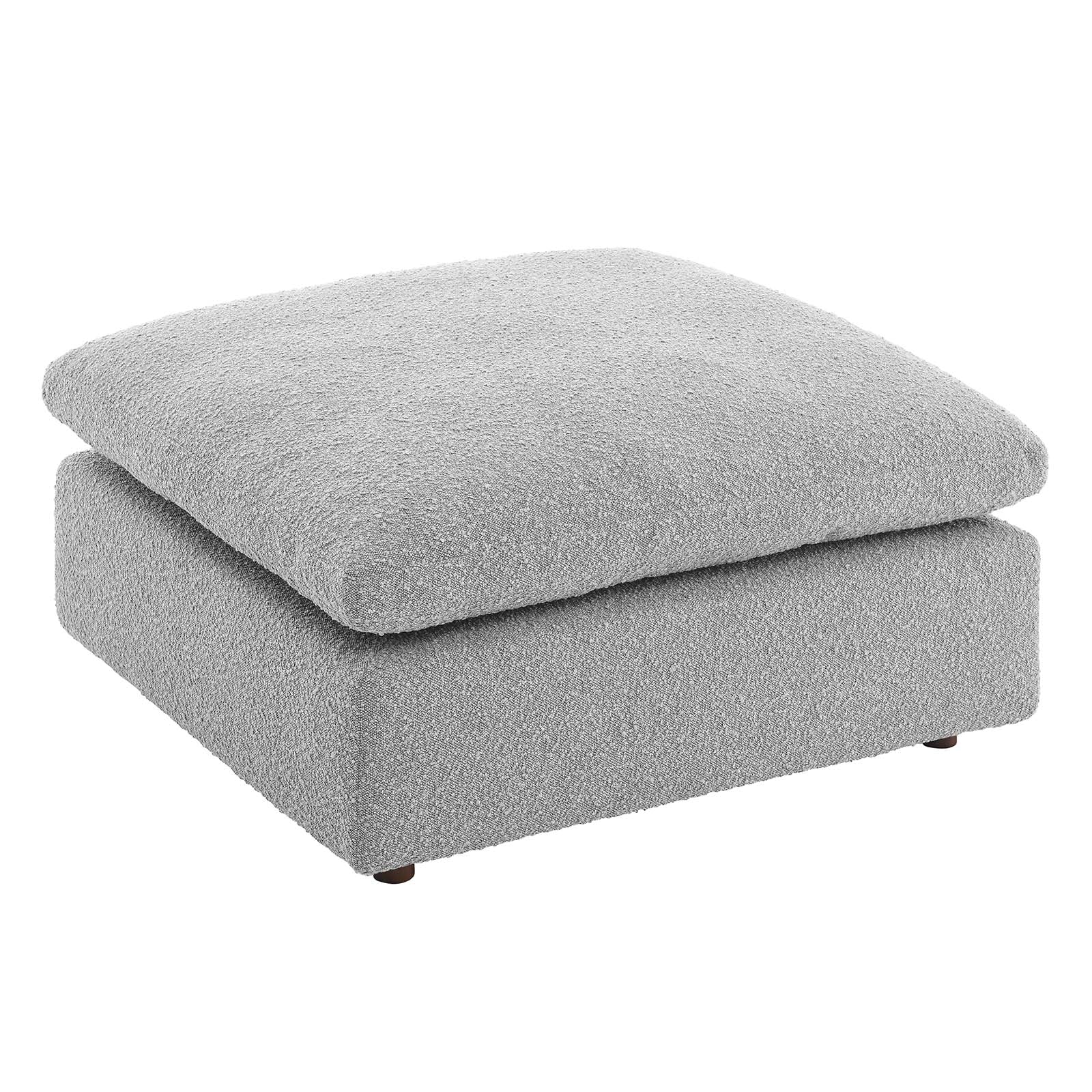 Commix Down Filled Overstuffed Boucle Fabric Ottoman By Modway - EEI-6258 | Ottomans | Modishstore - 18